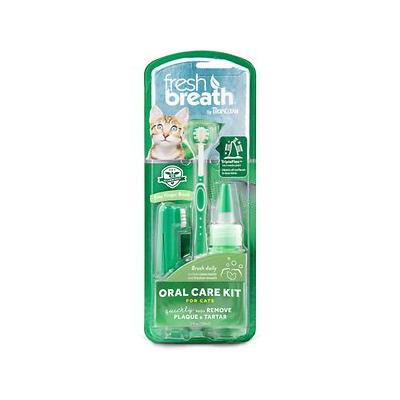 TropiClean Fresh Breath Oral Care Kit for Cats