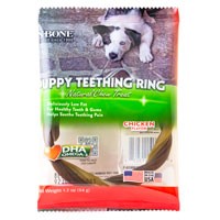 N-Bone Chicken Flavor Puppy Teething Ring (1 Pack)