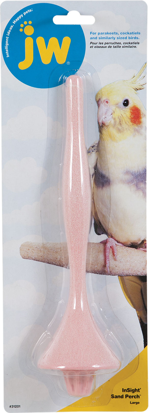 JW Pet Insight Sand Perch for Cockatiels, Regular (9 in.)