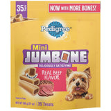 Pedigree Mini Jumbone Beef Flavor Dog Treats, 21 oz.