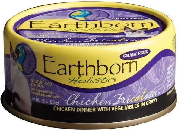 Earthborn Holistic Chicken Fricatssee Cat Food, 5.5 oz Can