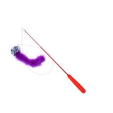 Turbo Telescoping Teaser Wand with Crinkle Tail Cat Toy