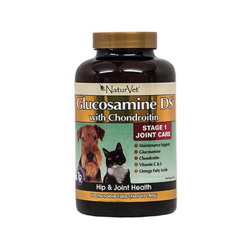 NaturVet Glucosamine DS Joint Tablets for Dogs, 60 Count