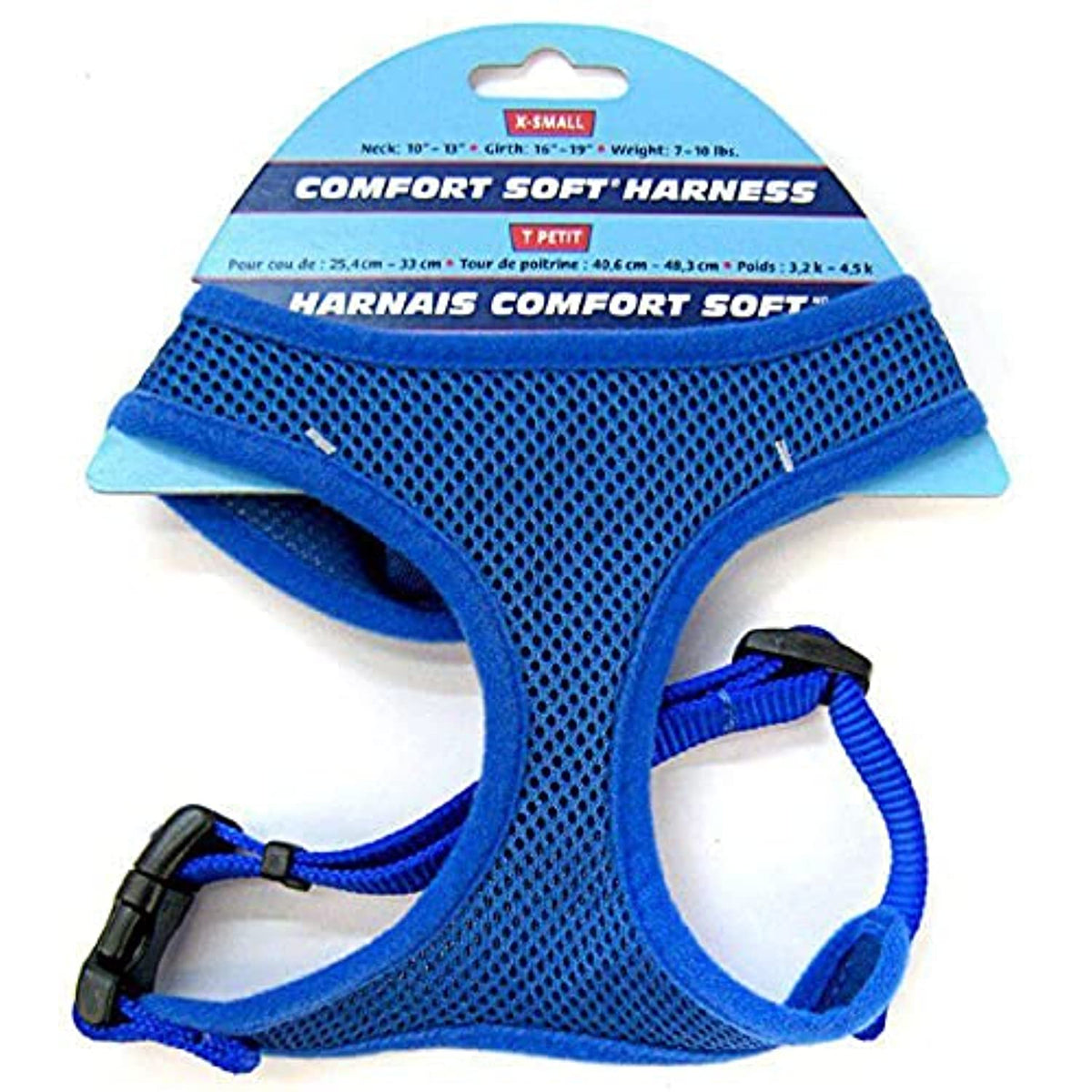Comfort Soft Blue Back-Clip Dog Harness, XS (16-19 in. Chest)