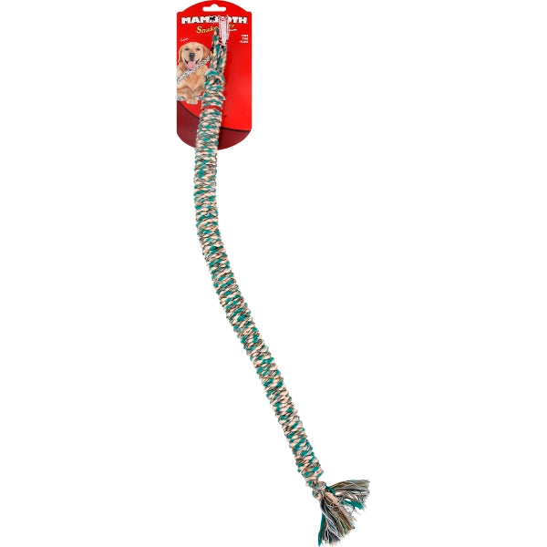 Mammoth SnakeBiter Cottonblend Rope Dog Toy, 26 in.