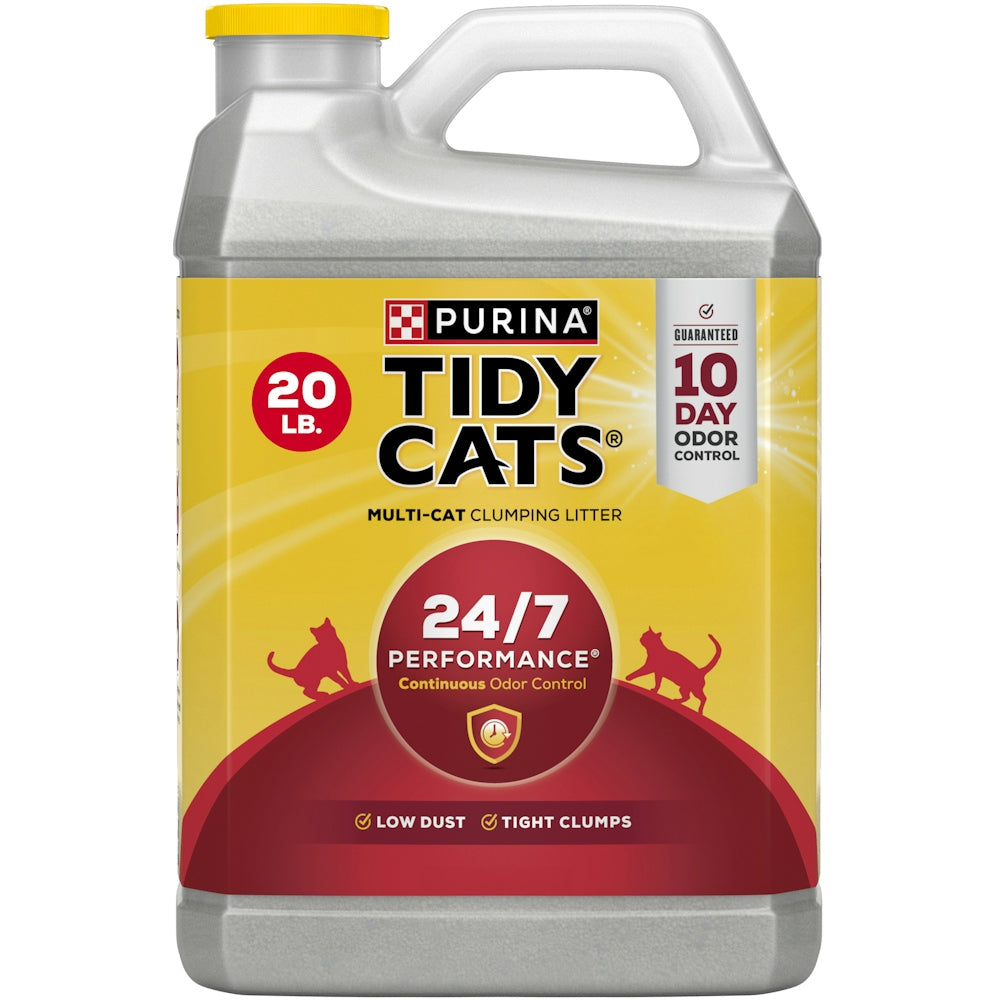 Tidy Cats Low Dust Deodorizing Clumping Cat Litter, 20 lbs.