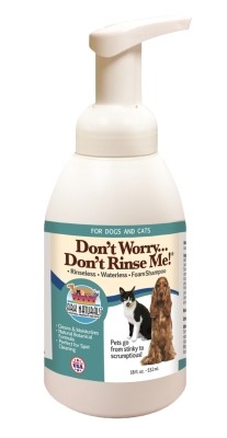 Ark Naturals Don't Worry Don't Rinse Me Waterless Shampoo for Cats, 18 oz.