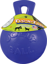 Jolly Pets Tug-n-Toss Blue Rubber Dog Chew Toy, 6 in.