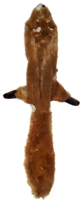 Skinneeez Squirrel Durable Polyester Stuffless Dog Toy, Large