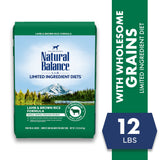 Natural Balance Adult Lamb & Brown Rice Dry Dog Food, 12 lbs.