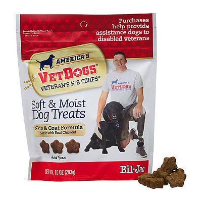 American Agco Bil-Jac Vetdogs Skin & Coat Dog Treats 10 oz