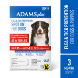 Adams Plus Flea & Tick Spot On for Extra Large Dogs (61-150 lbs.)