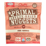 Primal Pork Formula Freeze-Dried Cat Food Nuggets, 14 oz.
