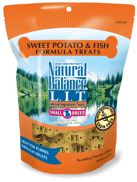 Natural Balance Limited Ingredient Sweet Potato & Fish Dog Treats, 8 oz.