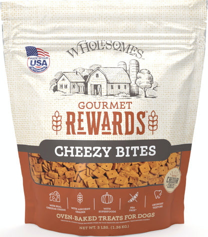 Wholesomes Gourmet Biscuits Cheddar Cheese, Dog 3 lbs