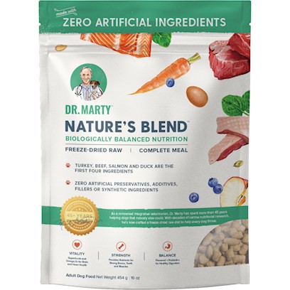 Dr. Marty Nature'S Blend Dog Food, Freeze Dried, 16 oz