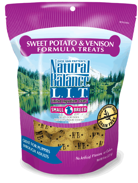 Natural Balance L.I.T. Limited Ingredient Small Breed Dog Treats, 8 oz.