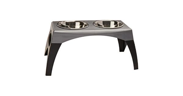 Bergan Elevated Double Bowl Feeder for Dogs