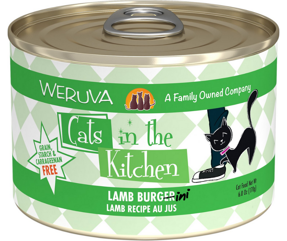 Cats in the Kitchen Lamb Burgini Lamb Au Jus Wet Cat Food, 6 oz.