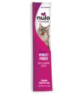 Nulo FreeStyle Beef & Sardine Perfect Puree Cat Treats, 0.5 oz.