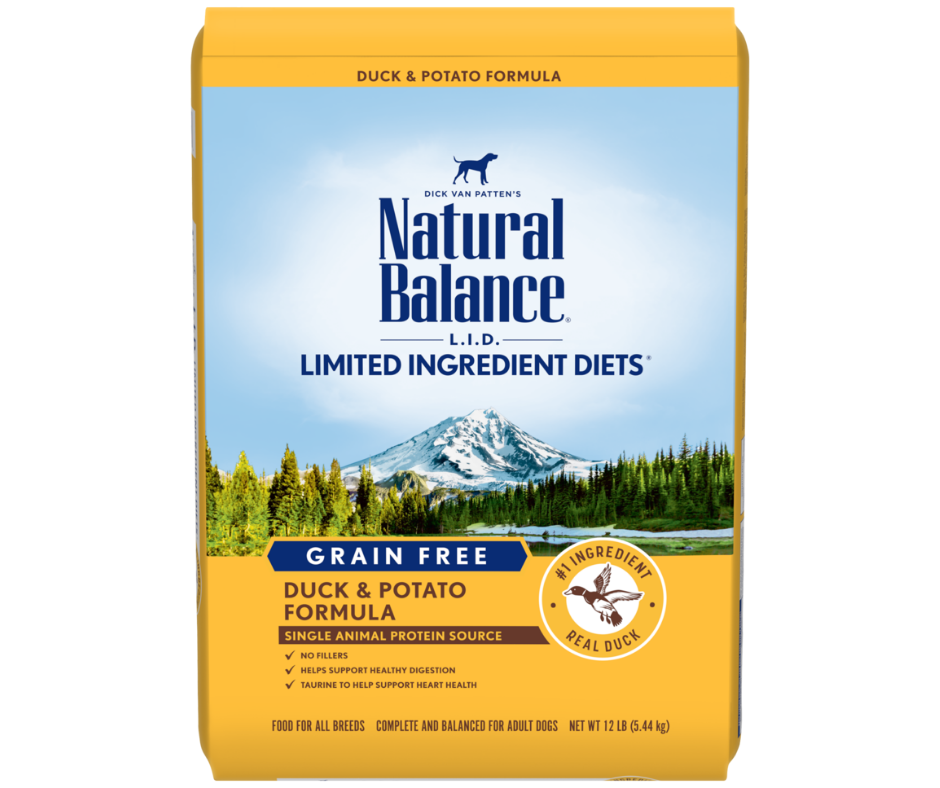 Natural Balance Limited Ingredient Duck & Potato Grain-Free Dry Dog Food, 12 lbs.