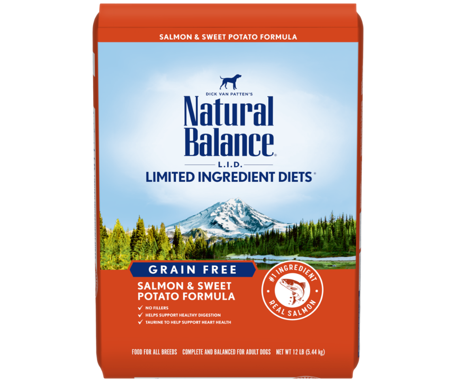 Natural Balance Limited Ingredient Salmon & Sweet Potato Dry Dog Food, 24 lbs.