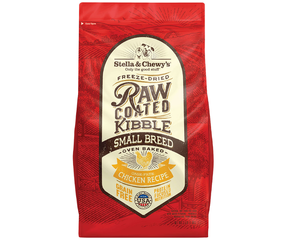 Stella & Chewy's Raw Coated Chicken Recipe Small Breed Dry Dog Food, 10 lbs.