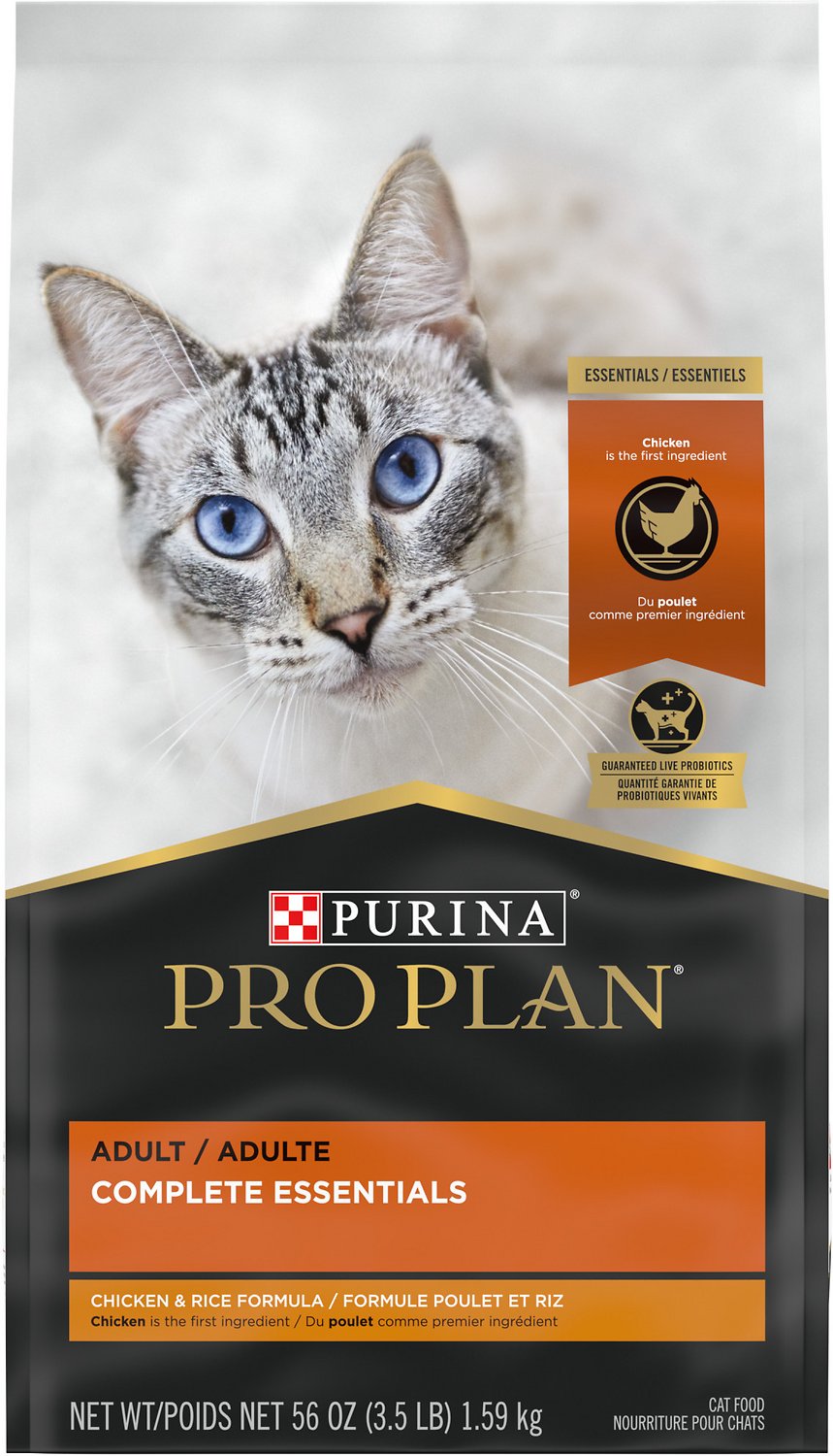 Purina Pro Plan Complete Essentials Chicken & Rice Dry Cat Food, 16 lbs.