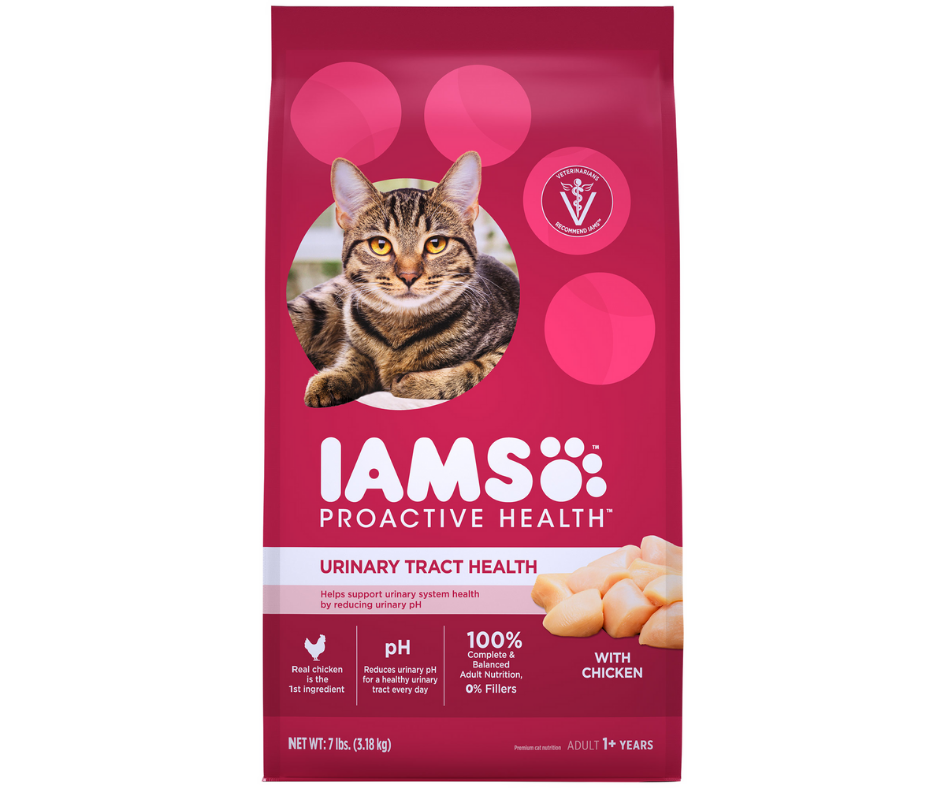 Iams Urinary Tract Health Chicken Dry Cat Food, 7 lbs.