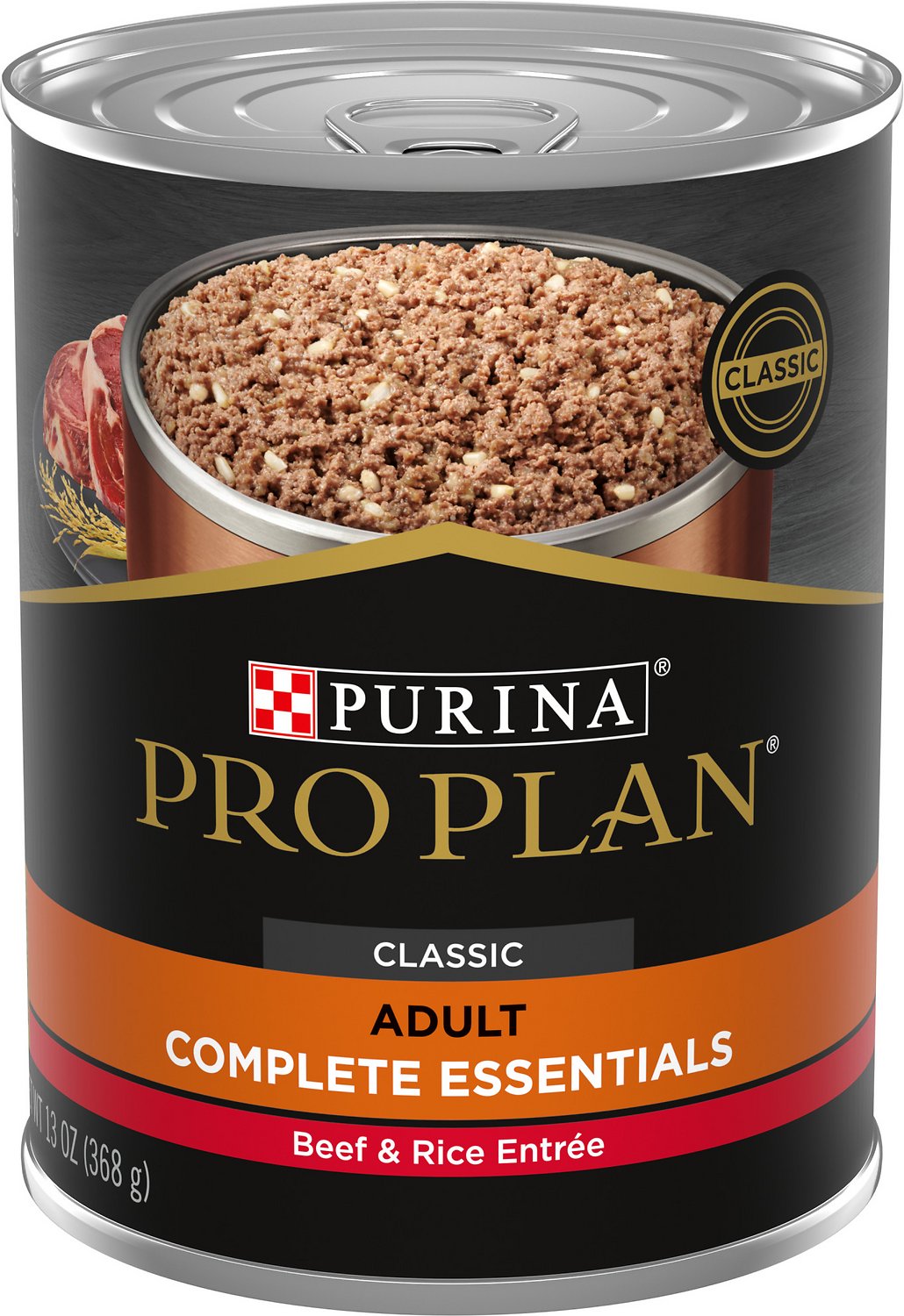 Purina Pro Plan Beef & Rice Wet Dog Food, 13 oz.
