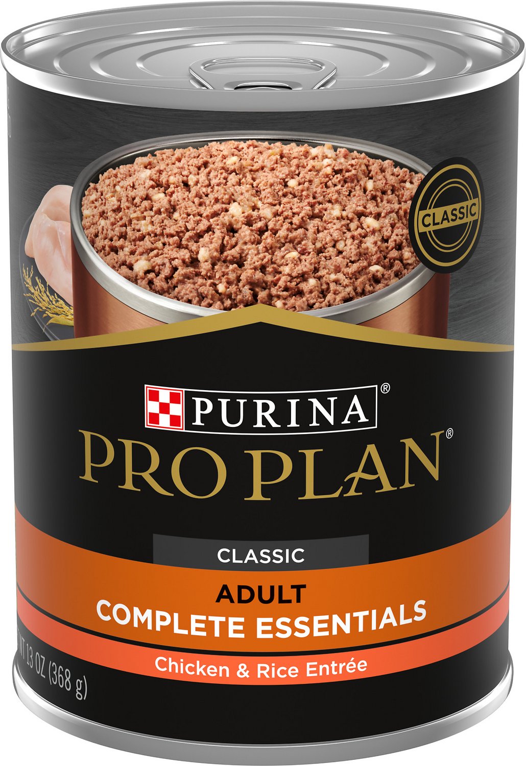 Purina Pro Plan Chicken & Rice Pate Wet Dog Food, 13 oz.