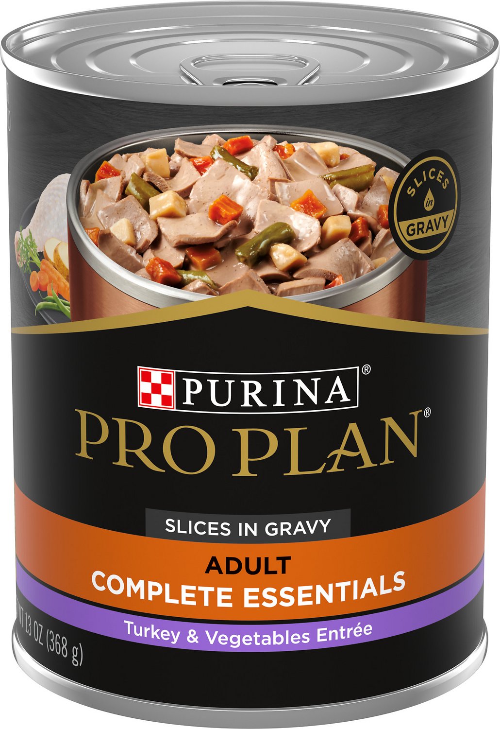 Purina Pro Plan Turkey & Vegetables Wet Dog Food, 13 oz.
