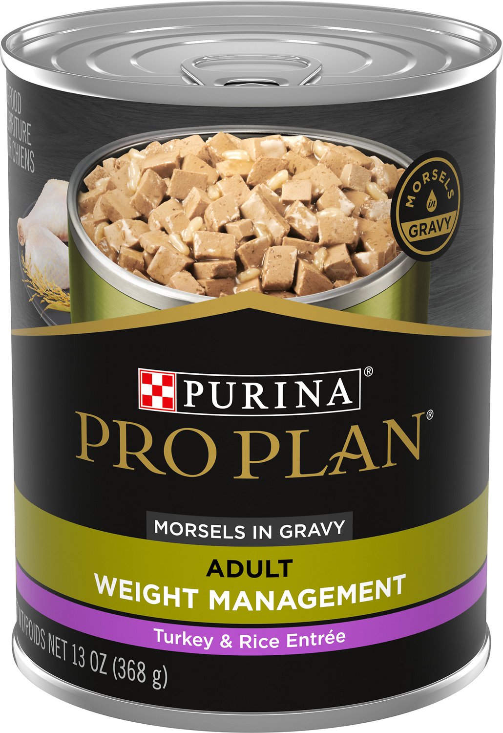 Purina Pro Plan Weight Management Turkey & Rice Wet Dog Food