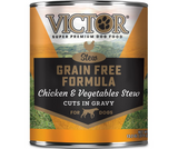 Victor Grain Free Chicken & Vegetable in Gravy Canned Dog Food 13.2-oz, Case Of 12