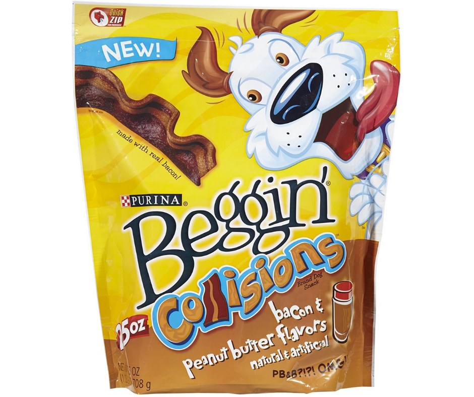 Purina Beggin' Strips Bacon & Peanut Butter Flavor Dog Treats, 25 oz.