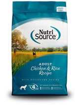 NutriSource Adult Chicken & Rice Recipe Dry Dog Food - Wholesome Grains 12lb