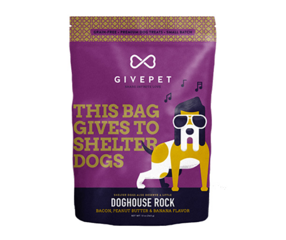 GivePet Doghouse Rock Dog Treats, 12 oz.