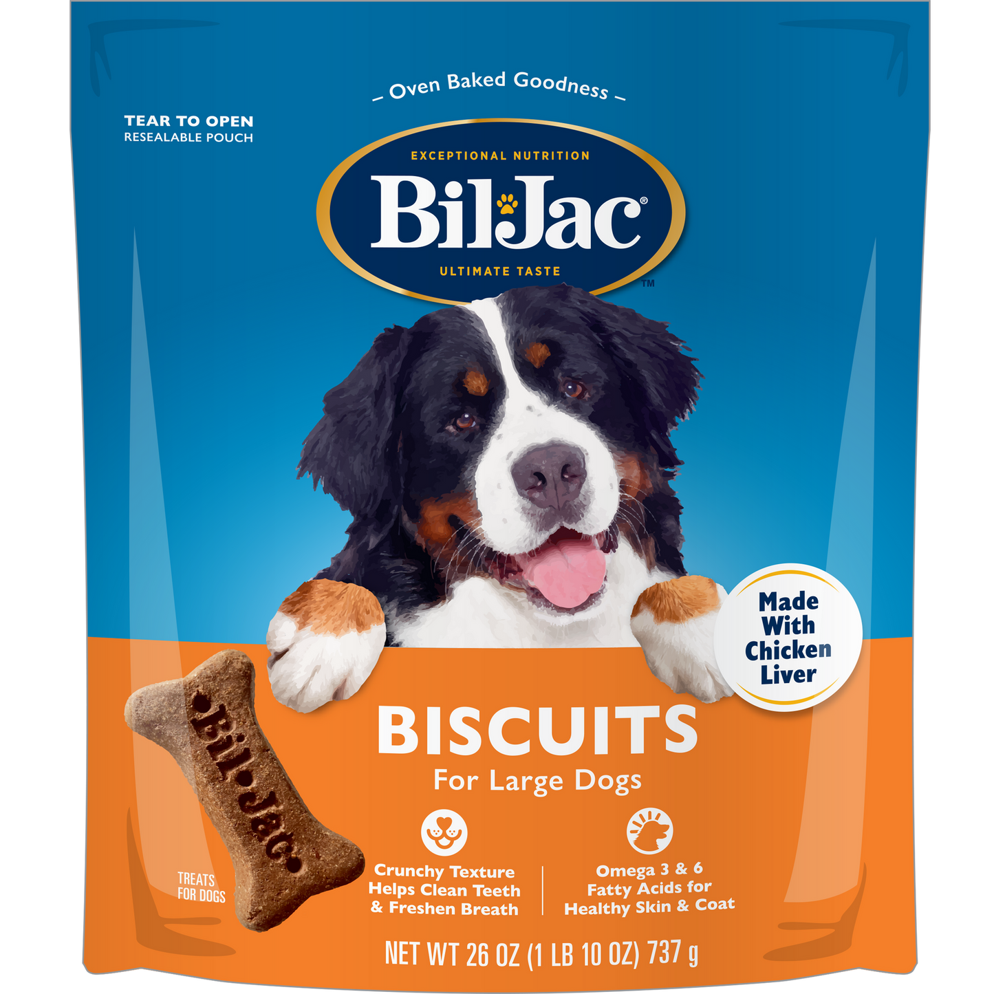 Bil-Jac Large Dog Biscuits, 26 oz.