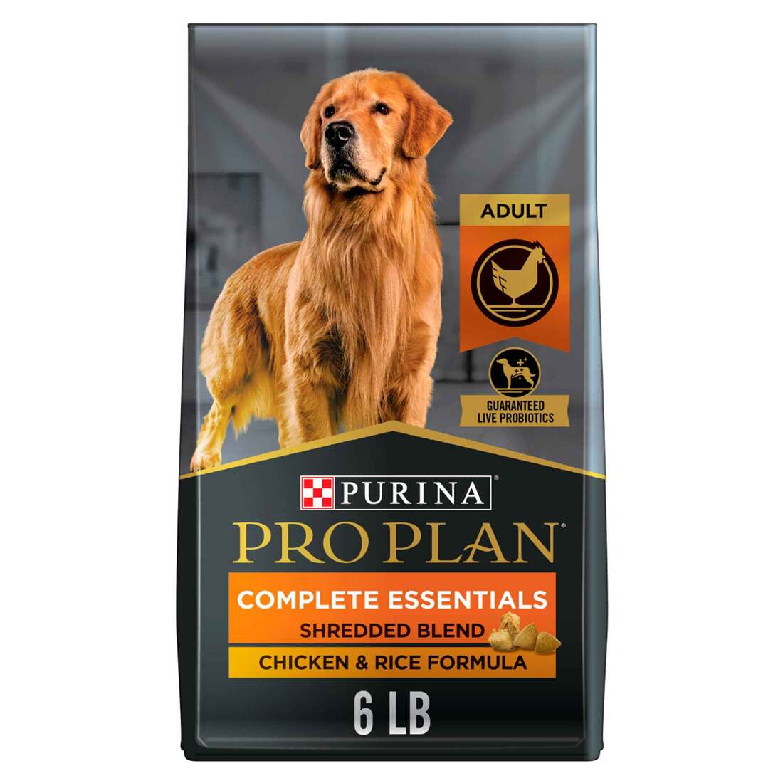 Purina Pro Plan Complete Essentials Shredded Blend Chicken & Rice 5 lbs