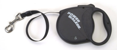 Coastal Power Walker Retractable Dog Leash Black, L