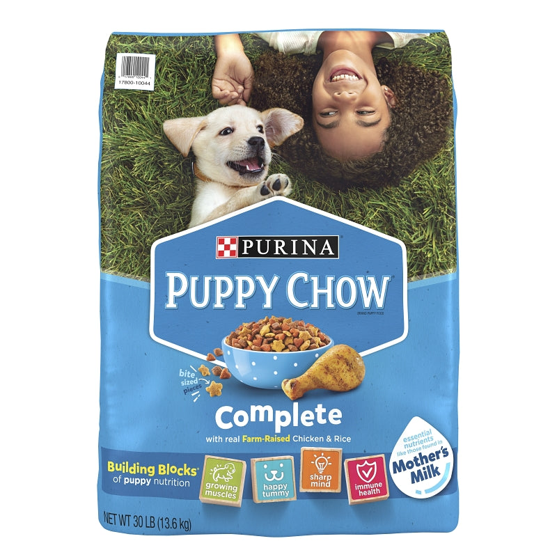 Purina Puppy Chow High Protein Real Chicken Dry Puppy Food, 30 lbs.
