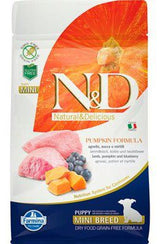 Farmina N&D Pumpkin Lamb & Blueberry Mini Dry Puppy Food, 5.5 lbs.