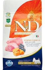 Farmina N&D Pumpkin Lamb & Blueberry Mini Dry Dog Food, 5.5 lbs.