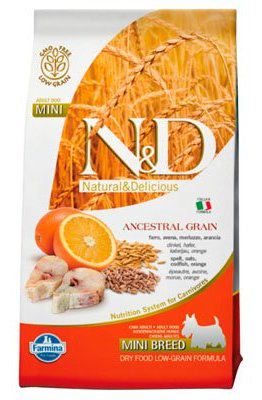 Farmina N&D Ocean Cod Mini Adult Dry Dog Food, 5.5 lbs.