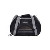 Bergan Comfort Pet Carrier Black & Grey, 16 x 8 x 11 in.