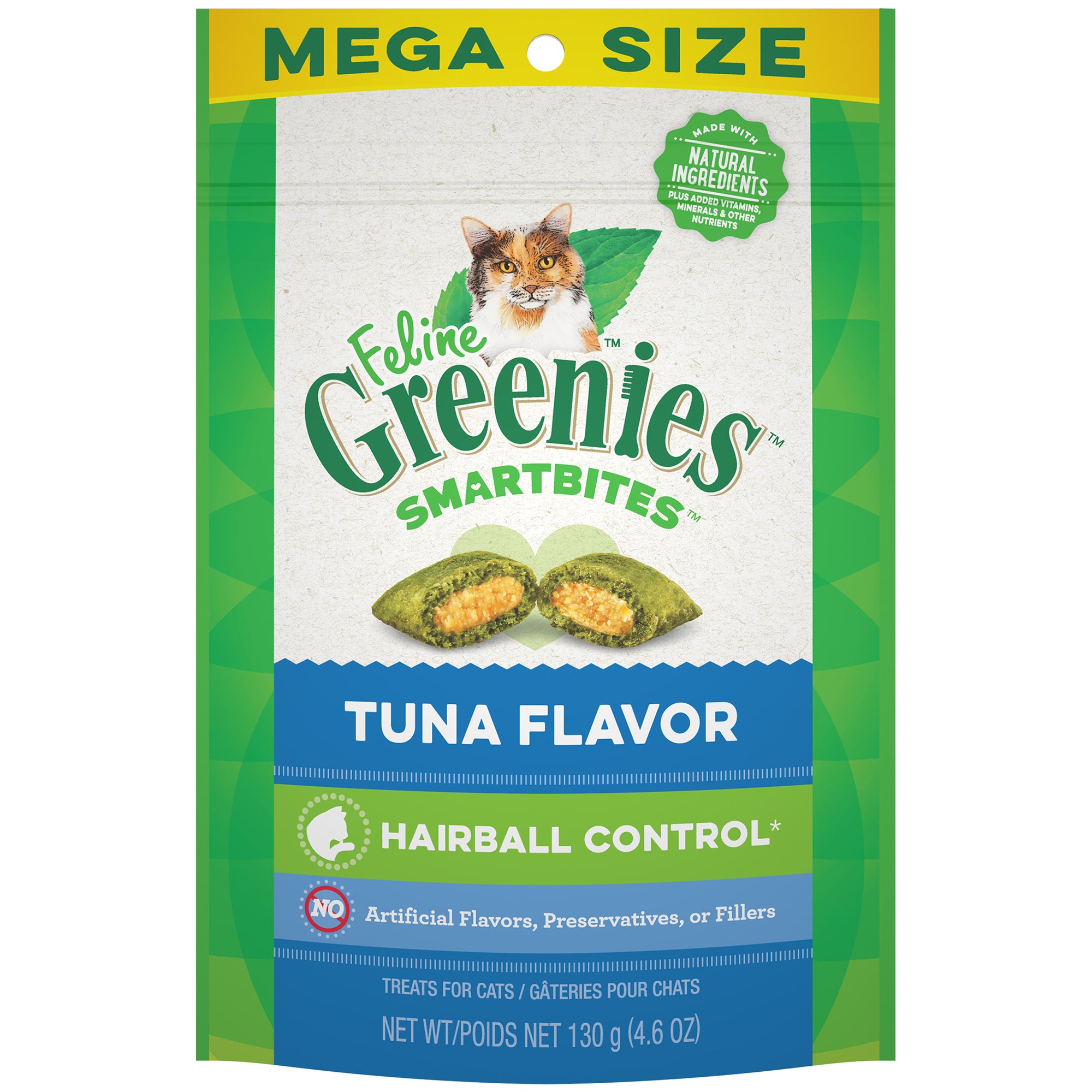 Feline Greenies SmartBites Savory Tuna Flavor Cat Treats, 4.6 oz.