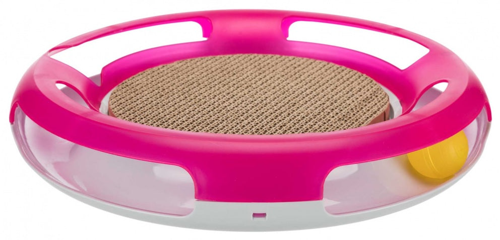 Trixie Pet Products Cat Activity - Race & Scratch 1.6 in