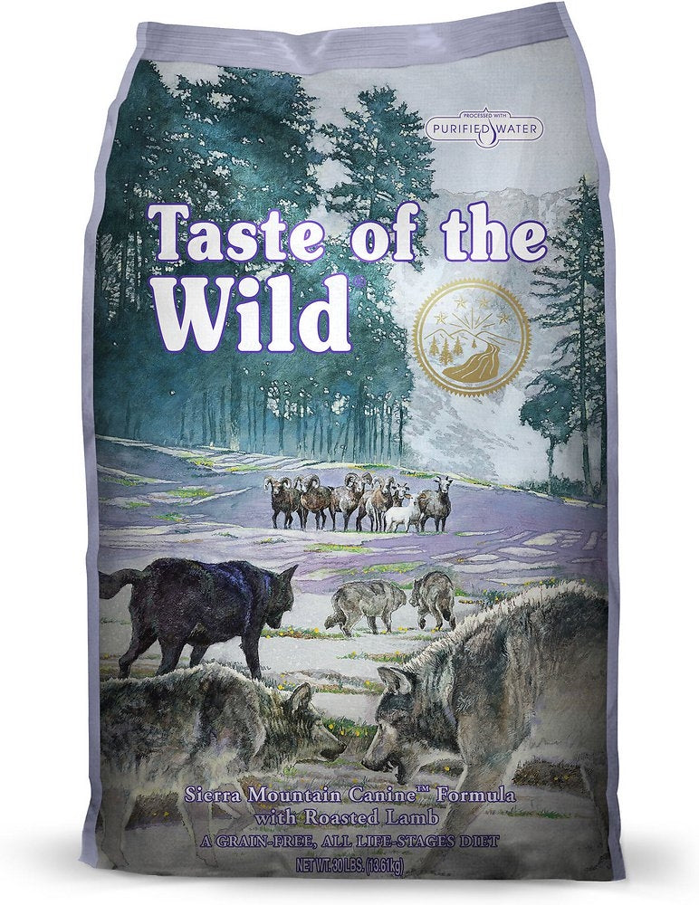 Taste of the Wild Sierra Mountain Roasted Lamb Dry Dog Food, 28 lbs.