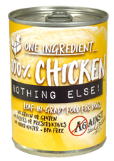 Against The Grain Nothing Else One Ingredient Chicken Wet Dog Food, 11 oz.