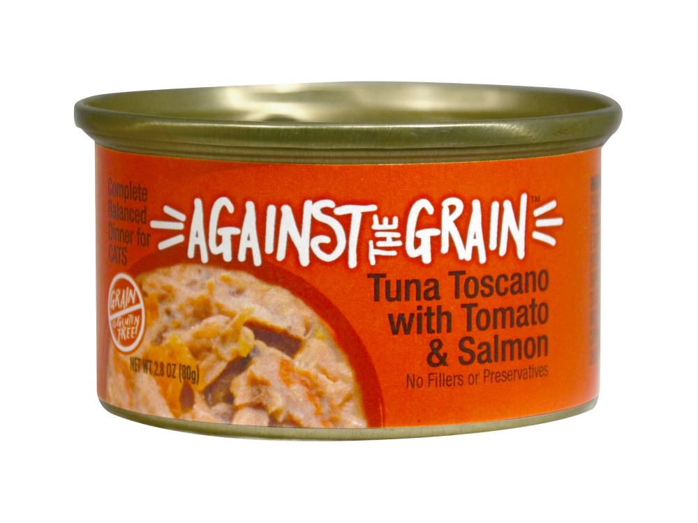 Against The Grain Tuna Toscano Cat Food 2.8 oz